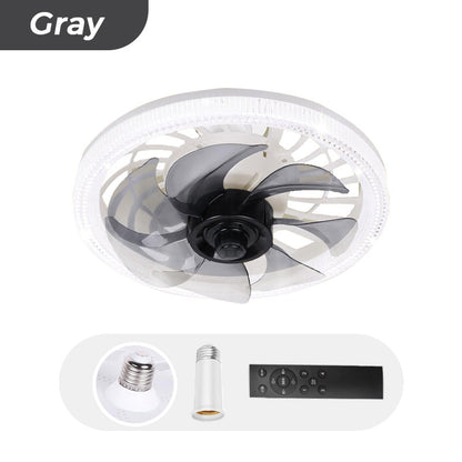 2-in-1 Mute adjustable fan light with remote control