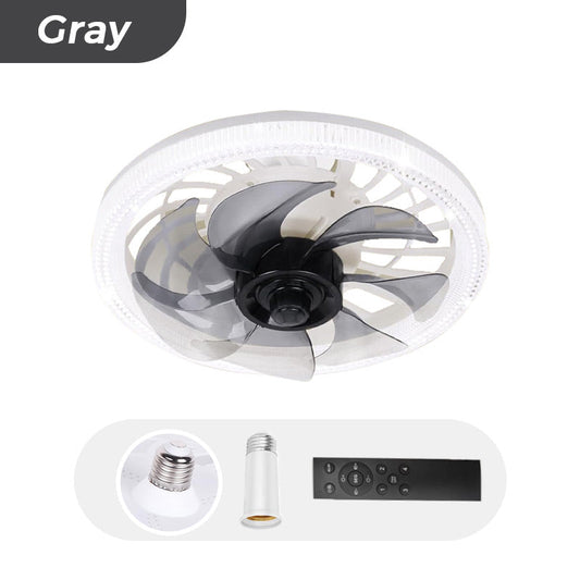 2-in-1 Mute adjustable fan light with remote control