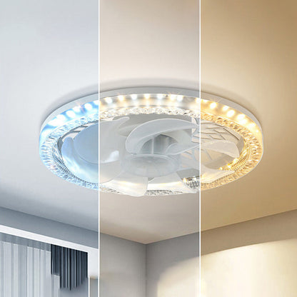 2-in-1 Mute adjustable fan light with remote control